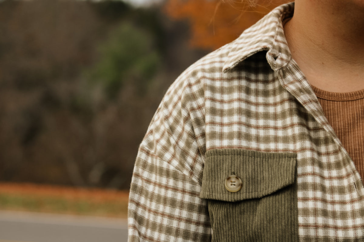 MADELINE PLAID SHACKET