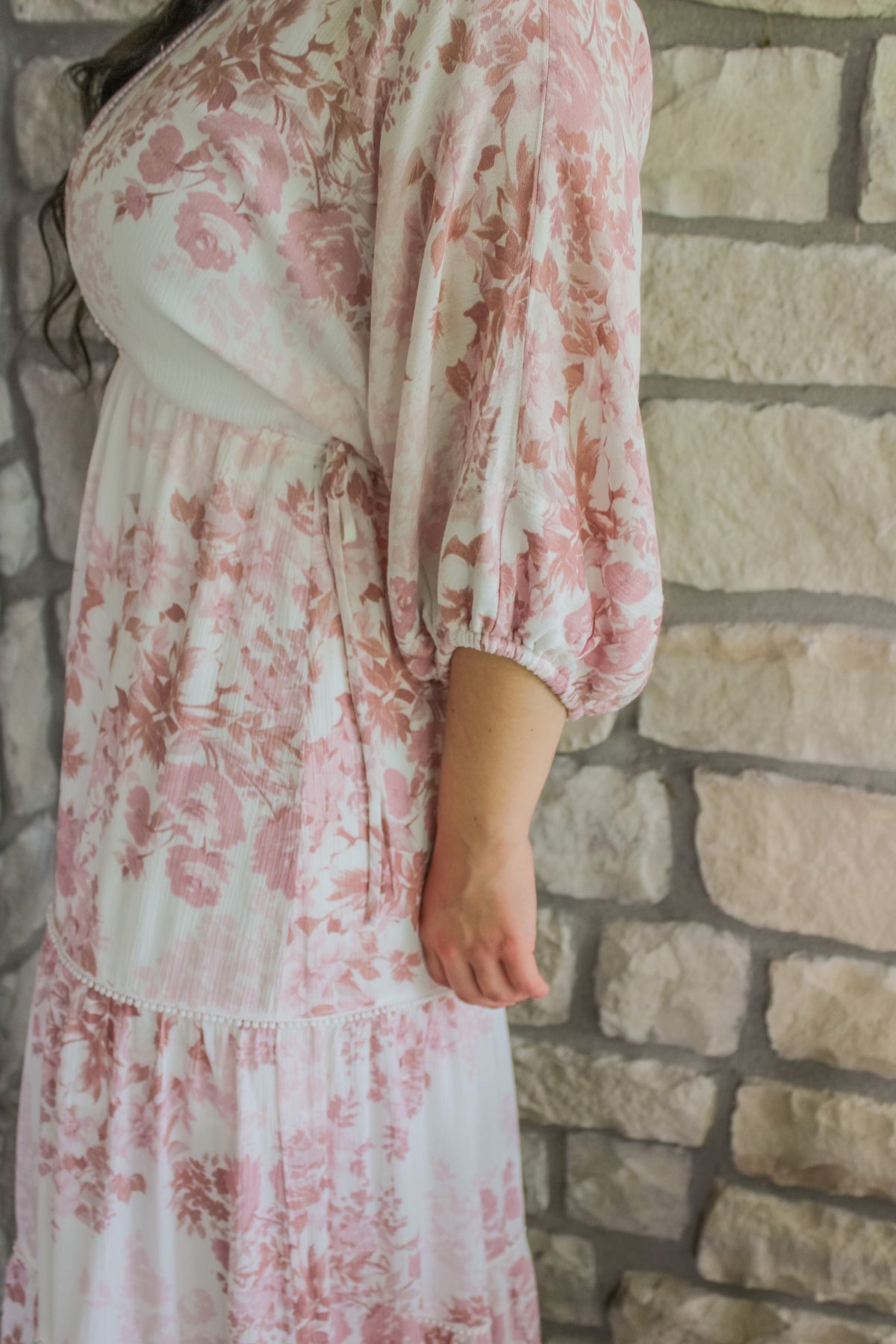 THE SHAY-PINK FLORAL MAXI DRESS