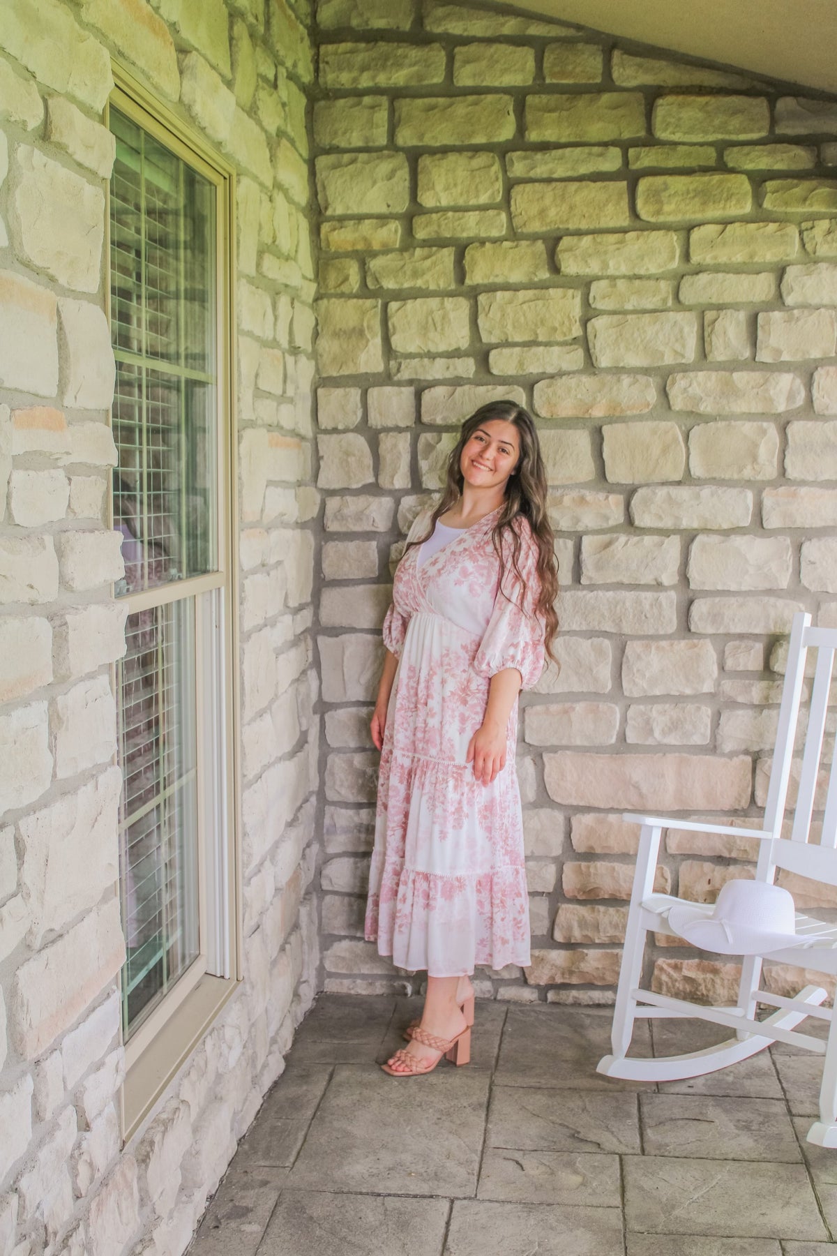 THE SHAY-PINK FLORAL MAXI DRESS