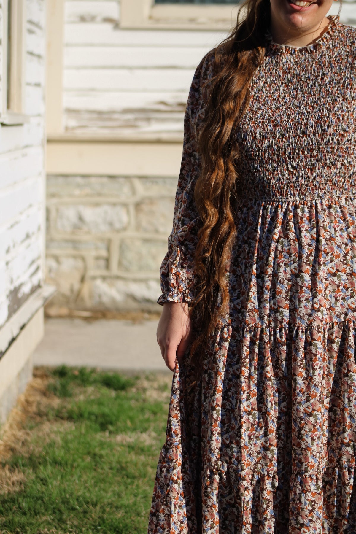 The Dara-Extended Smocked Dress